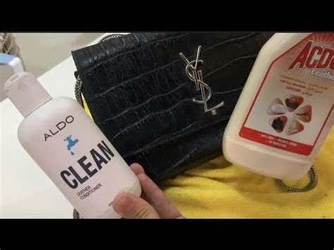 how to clean ysl bag|Cleaning my Favorite Bag.